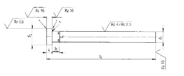 Ejecteur droit nitruré type A - Z102